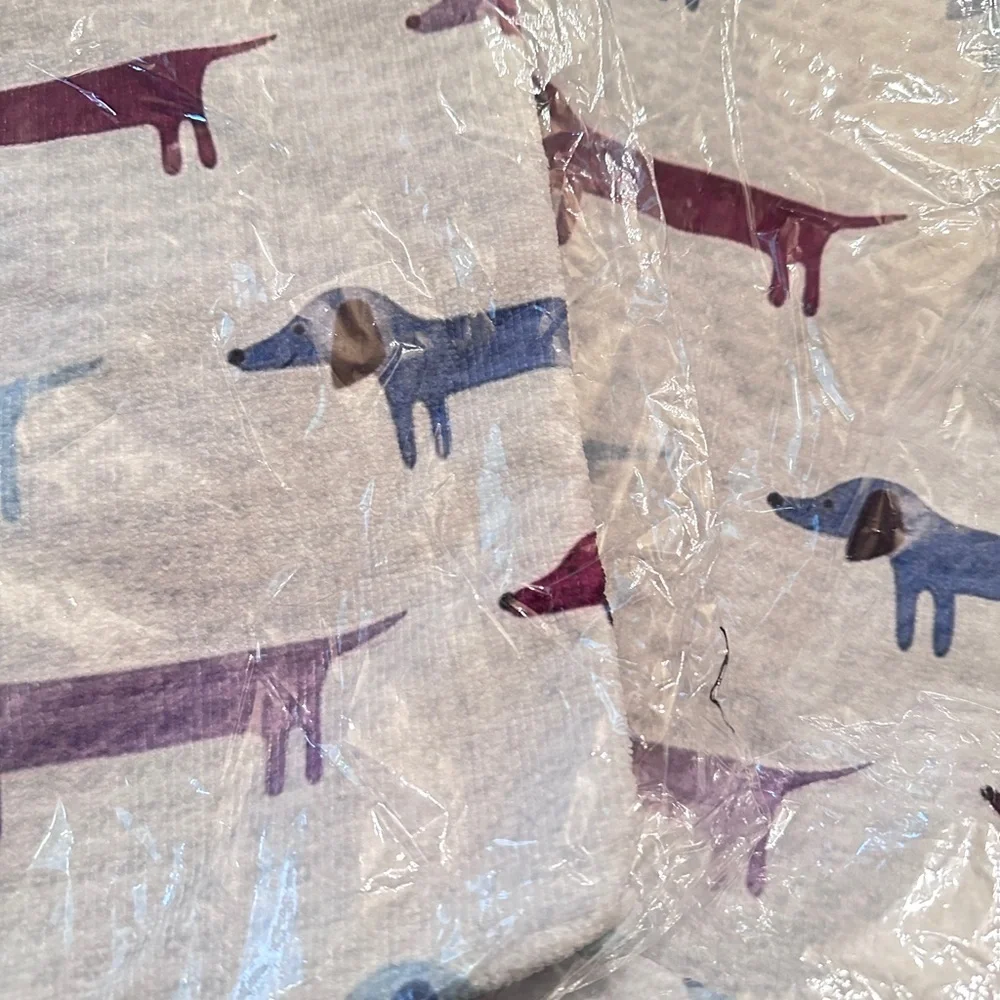 Set of Dachshund Print Dish Towels